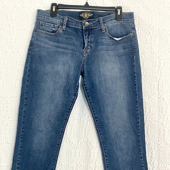 Lucky Brand Jeans , Zoe Straight Crop, Size‎ 12 GUC - Picture 1 of 10
